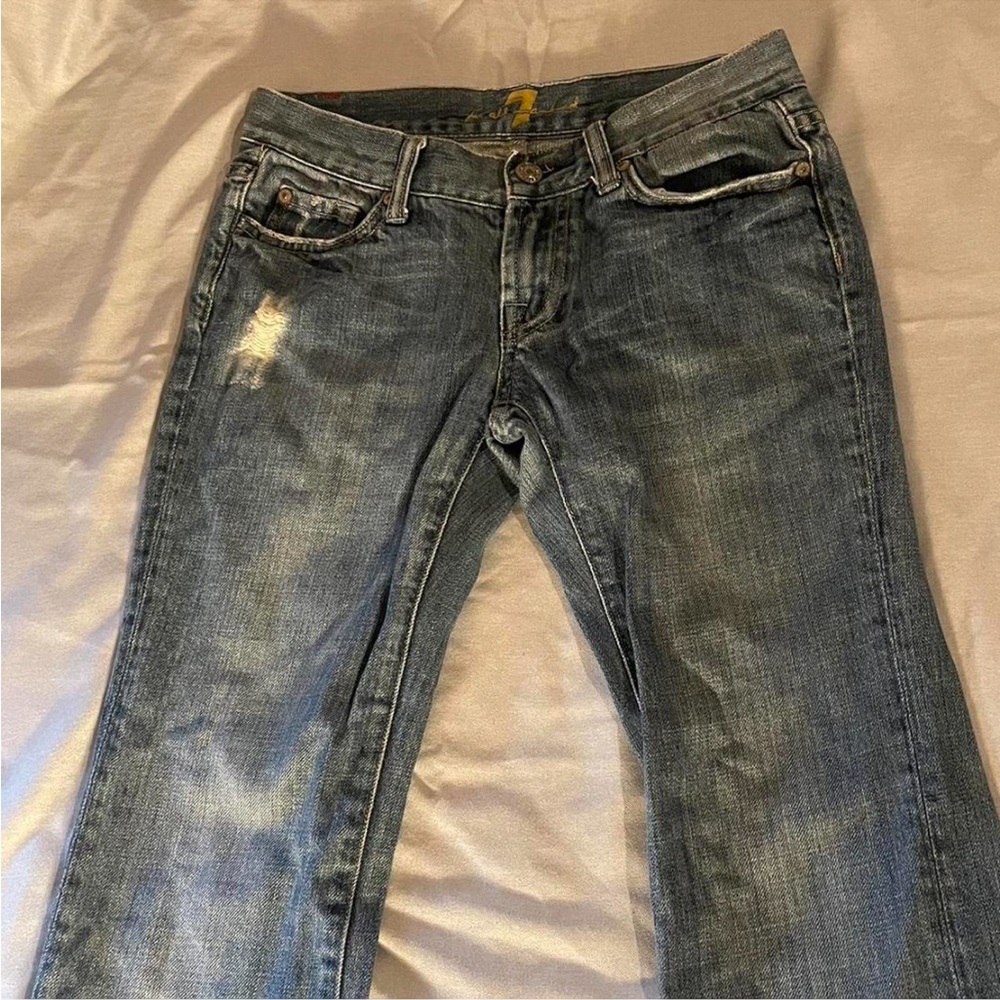 cute low rise flare jeans